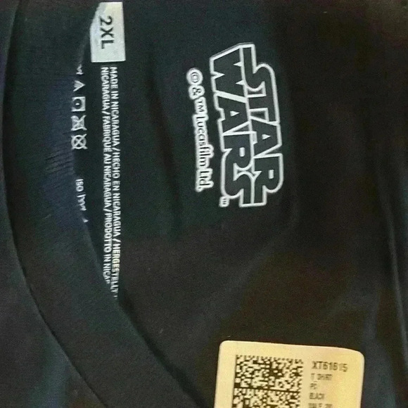 Star Wars 2xl black tshirt - Picture 2 of 2